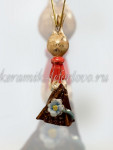 Елочная игрушка "Кролик из Винии-Пуха" (цветная с золотом), ШФ-053С